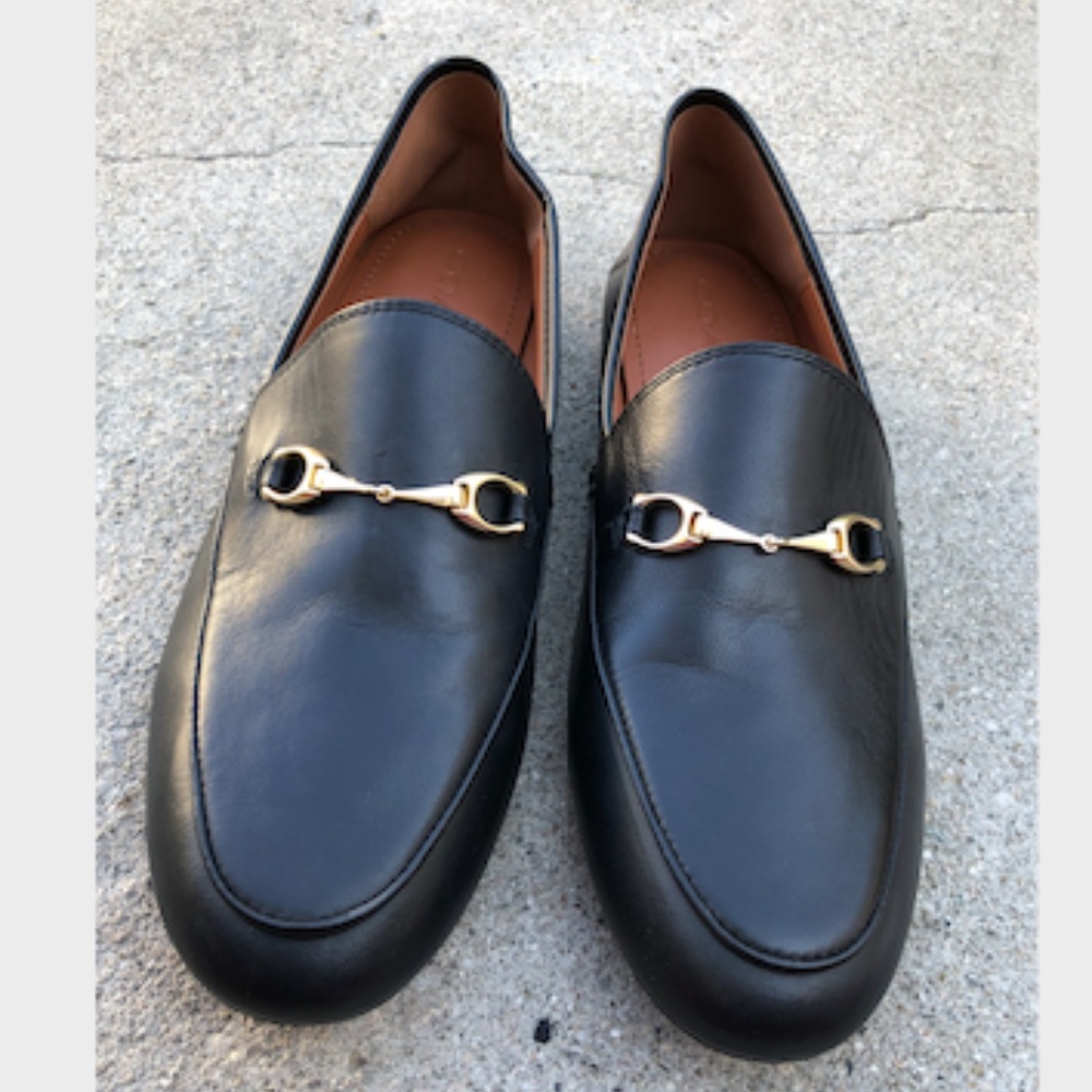 COACH Women's Hayley Solid Smooth Leather Loafers